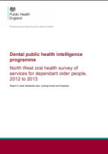 Oral Health  Adult Residential Care  Nursing Homes And Hospices Report 2013